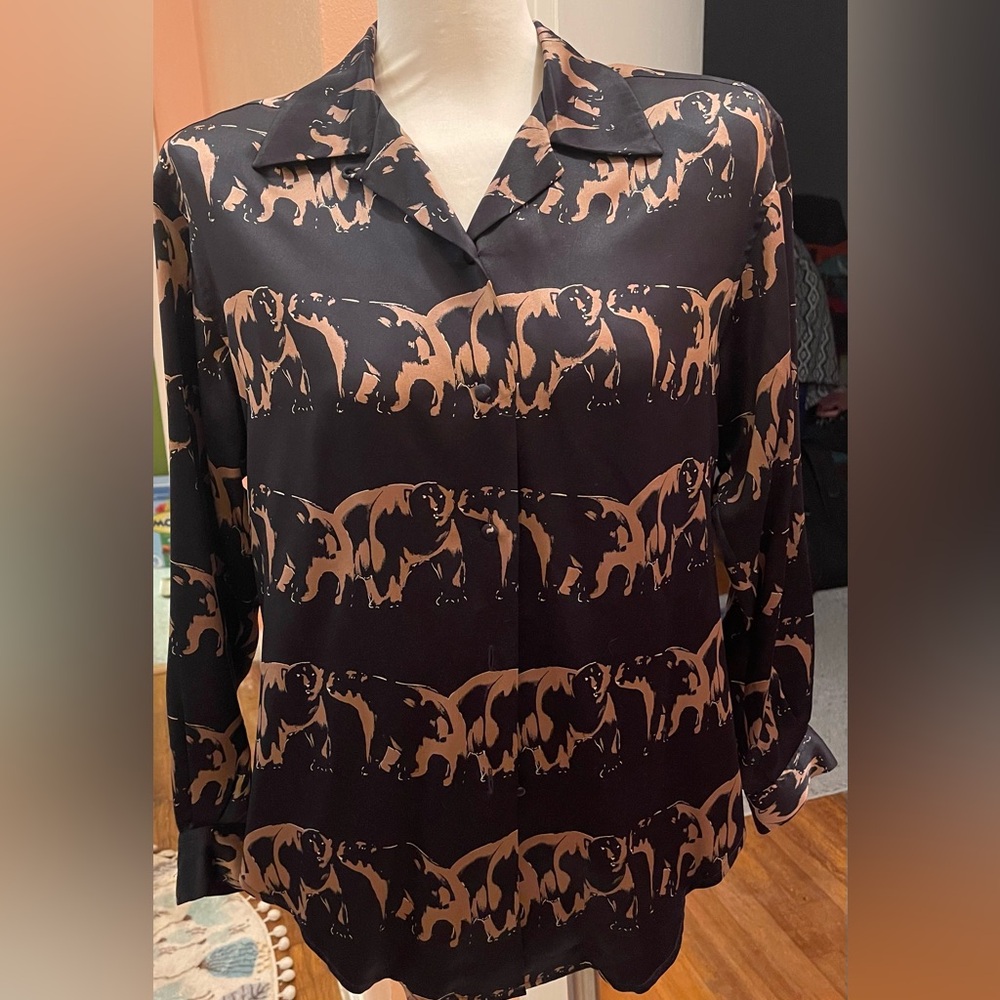 Ann May silk blouse